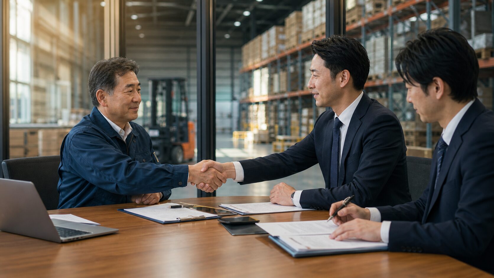 倉庫会社売り手相談のイメージ